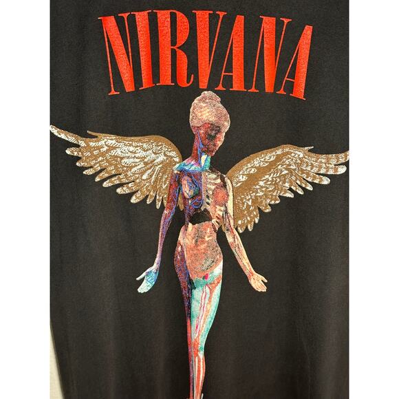 Nirvana In Utero 1993 Vintage Reprint Single Stitch T-shirt Giant - Picture 3 of 6